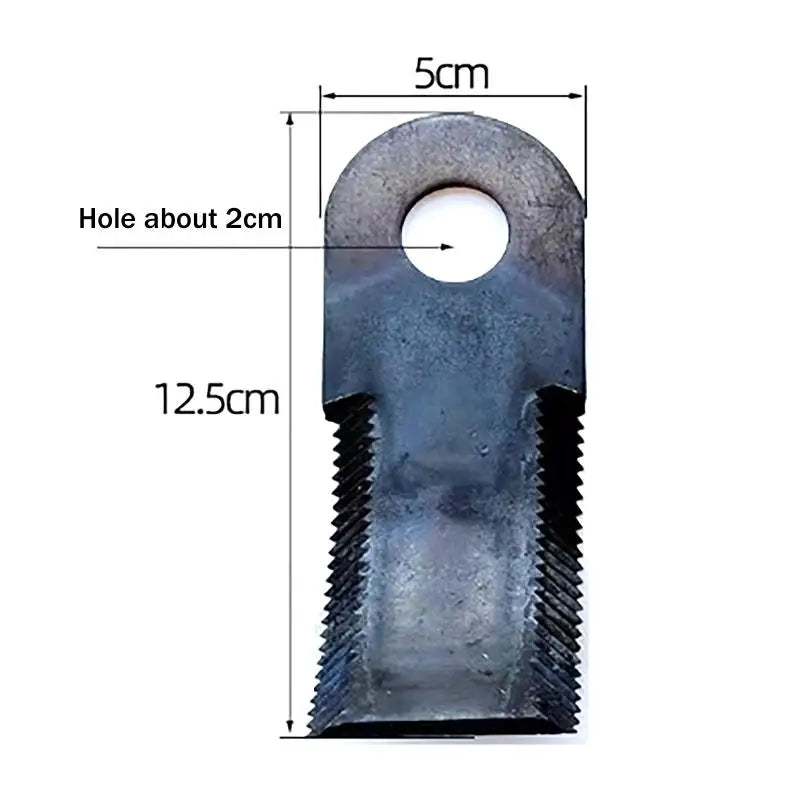 Grass Shredder Serrated Knife Hammer – Lawn Mower Accessory