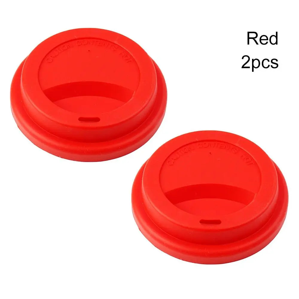 Silicone Cup Lids 2-Pack – 9.5cm Universal Mug Covers