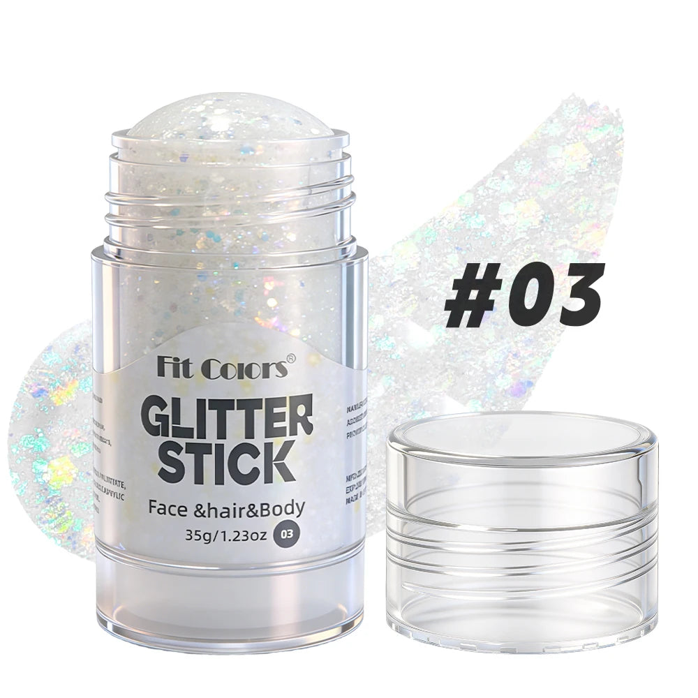Mermaid Star Sequin Glitter Gel Stick – Body, Hair & Face