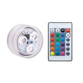 10-Pack RGB Submersible Pool Lights – 16 Colors IP68 Waterproof