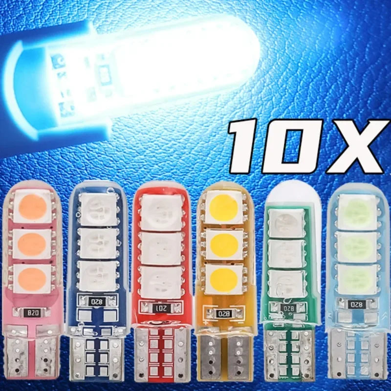 W5W T10 5050 SMD LED Bulbs – License Plate & Marker Lights