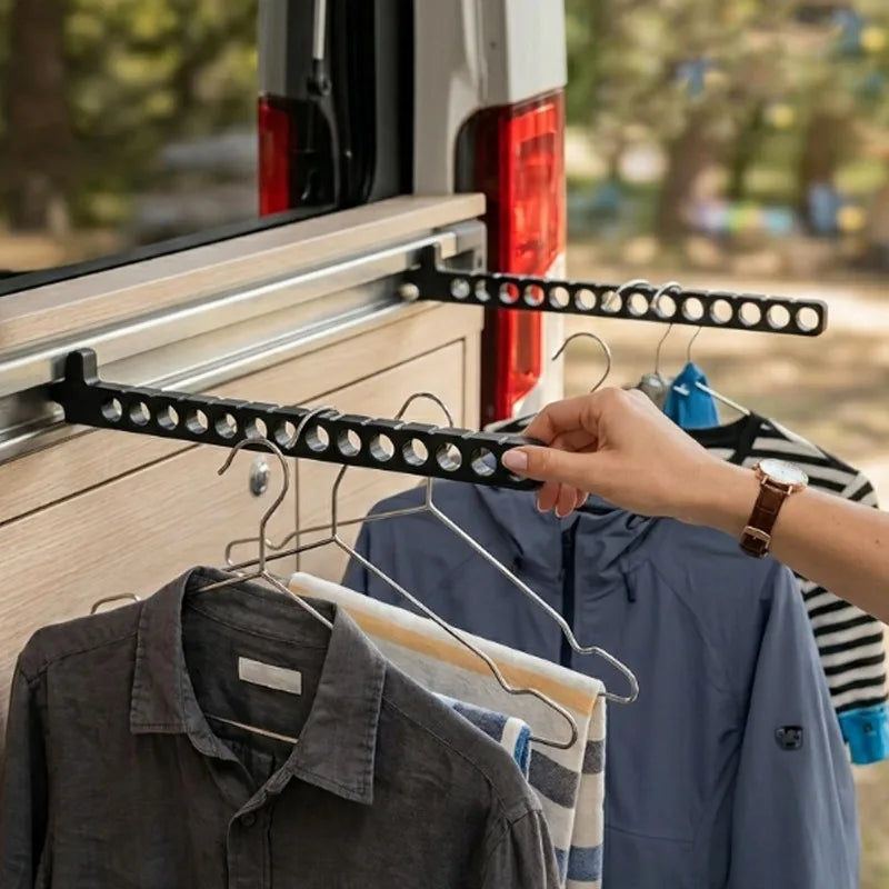 Portable Clothes Drying Rack – 15-Hole Laundry Hanger for RV