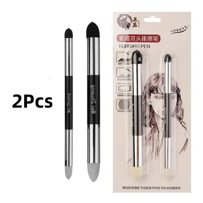 Sponge Smudge Blending Stumps – Multi-Shape Art Pens 2/3Pcs