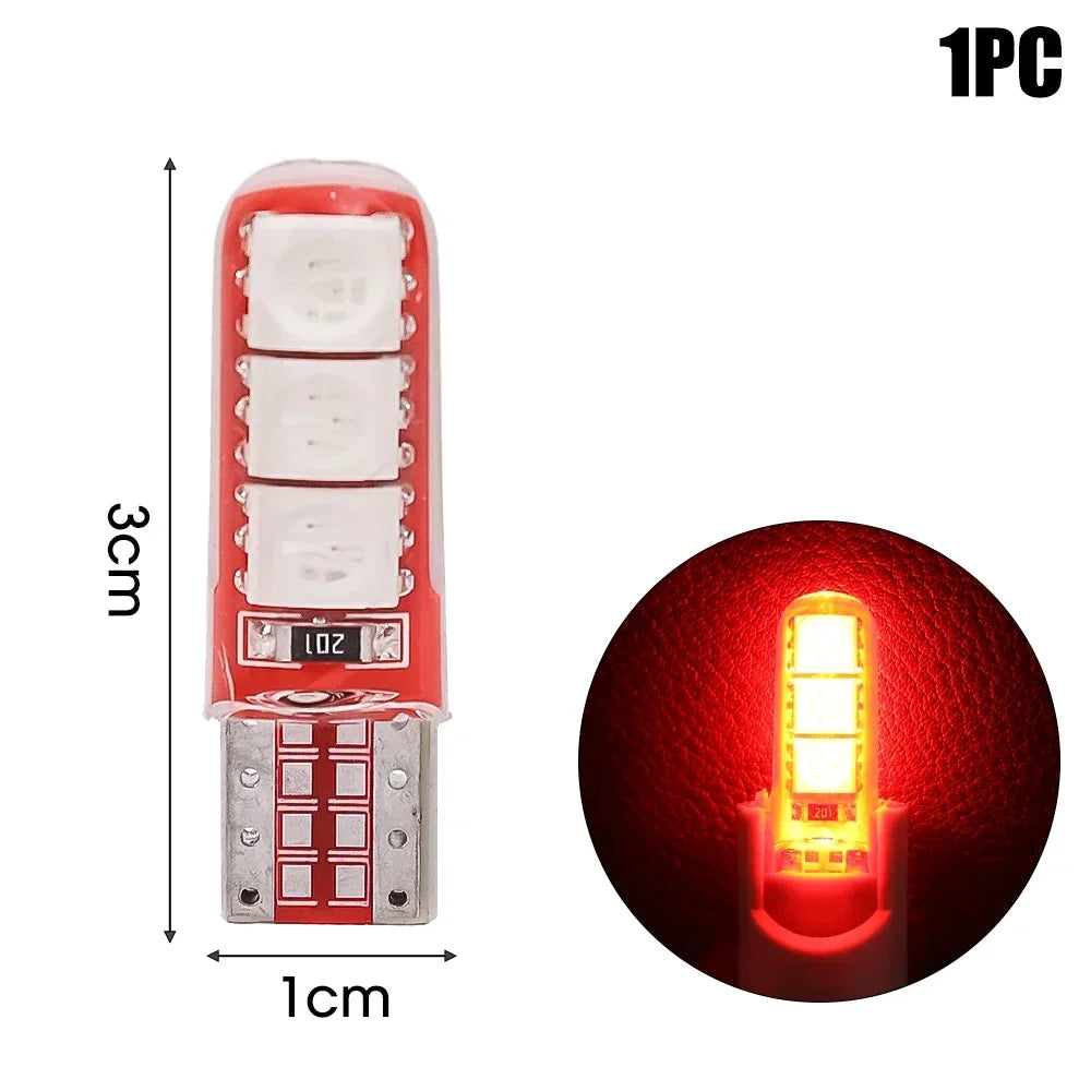 W5W T10 5050 SMD LED Bulbs – License Plate & Marker Lights