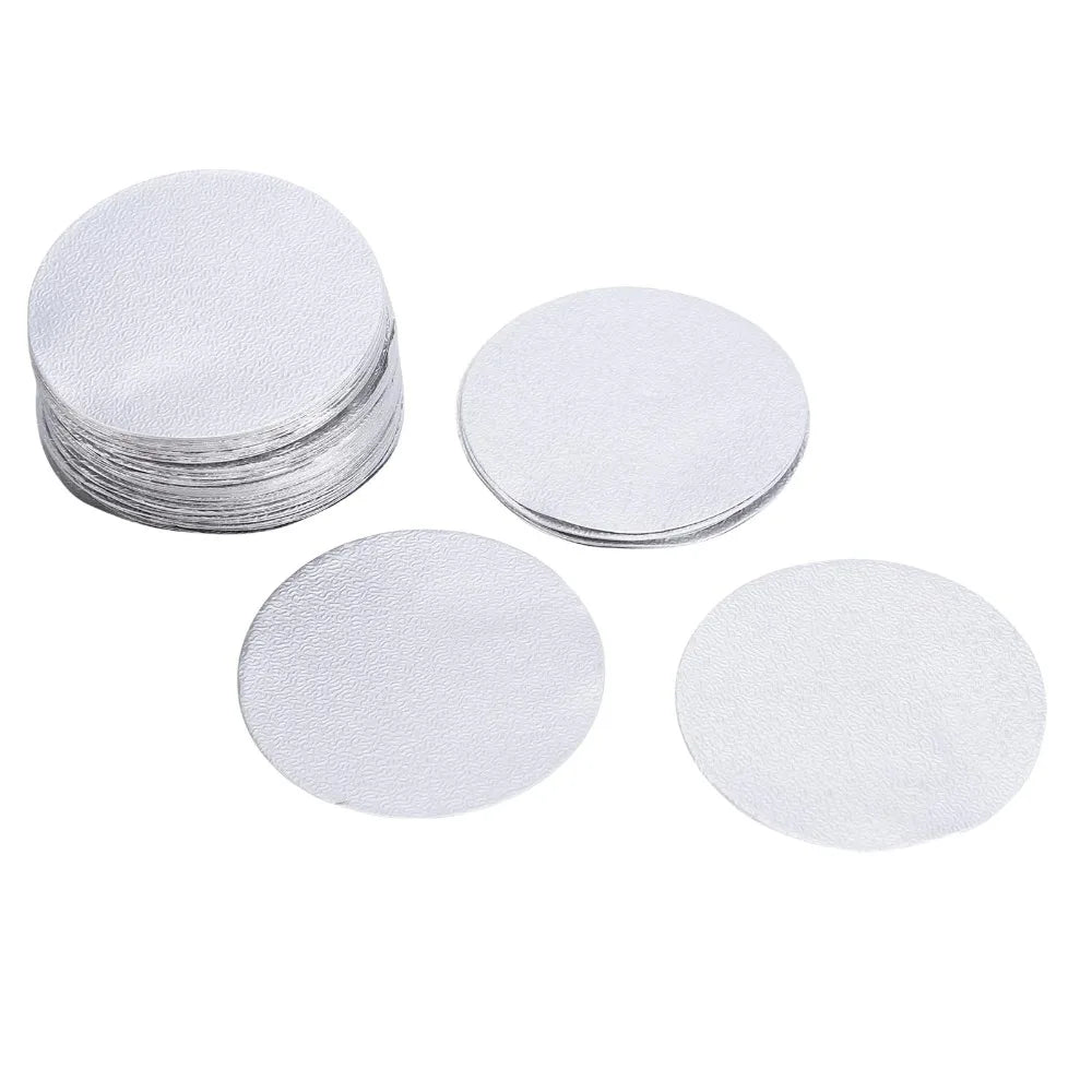 200-Pack 34.5mm Aluminum Foil Heat-Seal Lids for Coffee Capsules