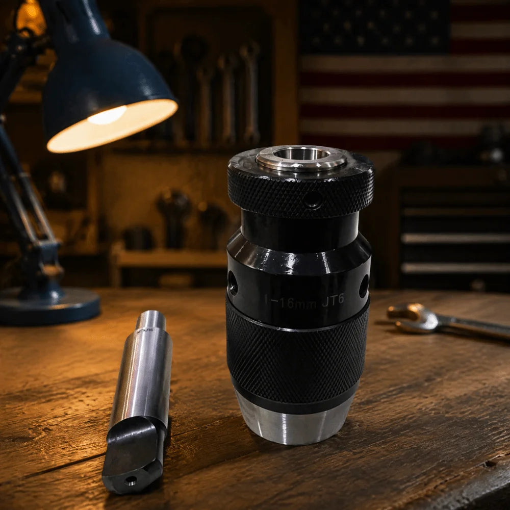MT3 Keyless Drill Chuck JT6 Mount 1–16mm Self-Locking