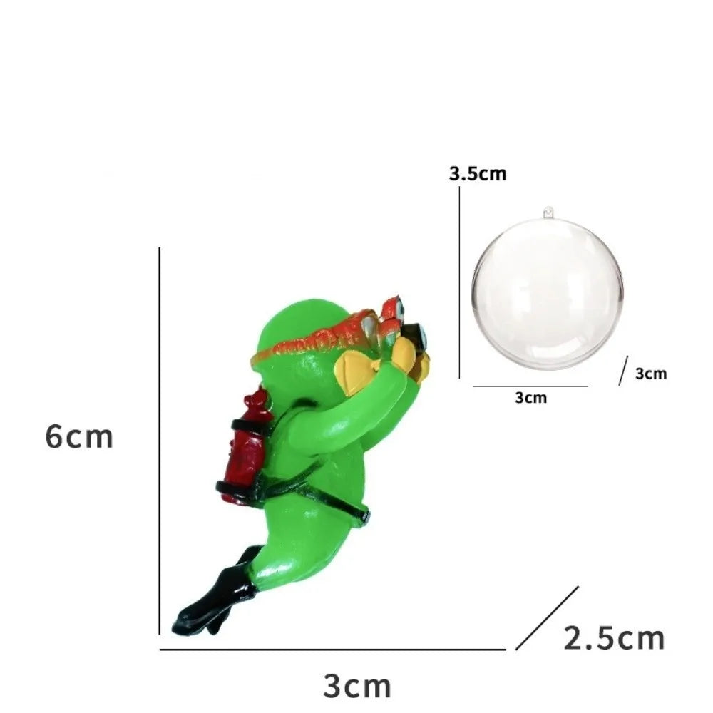 Glow in the Dark Mini Diver Resin Fish Tank Ornament