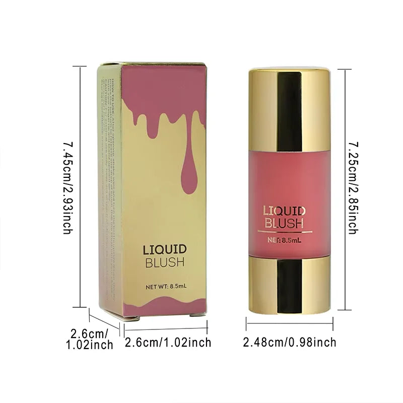 6-Color Liquid Blush Set – Matte Cheek Tint, Long-Lasting