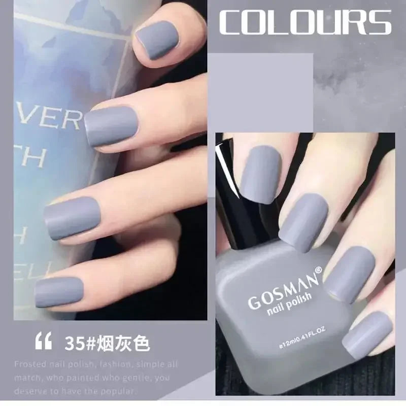 Handaiyan 12ml Frosted Matte Nail Gel Polish – Quick Dry