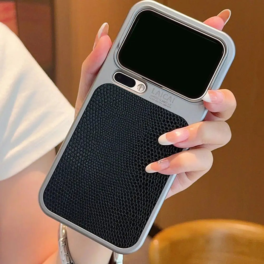 Xiaomi 17 Pro Max / 17 Pro Slim Leather Case – 3D Stripe Cover