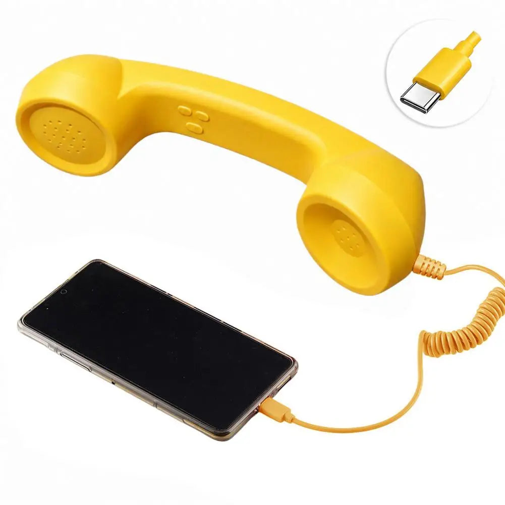 Retro Phone Handset Type-C Wired Receiver | SAMMY