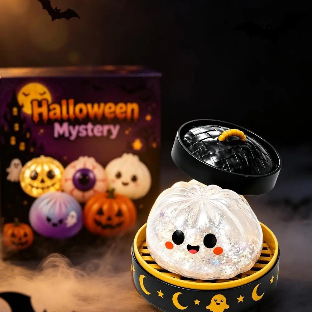 Halloween Ghost Dumpling Slow Rising Squeeze Fidget Toy