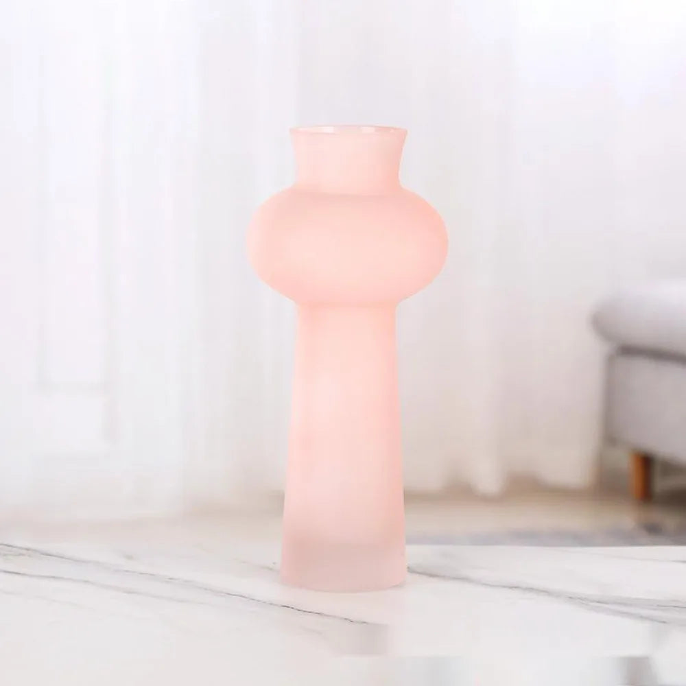 Vintage French Style Hand-Blown Glass Vase | Orchid Floral