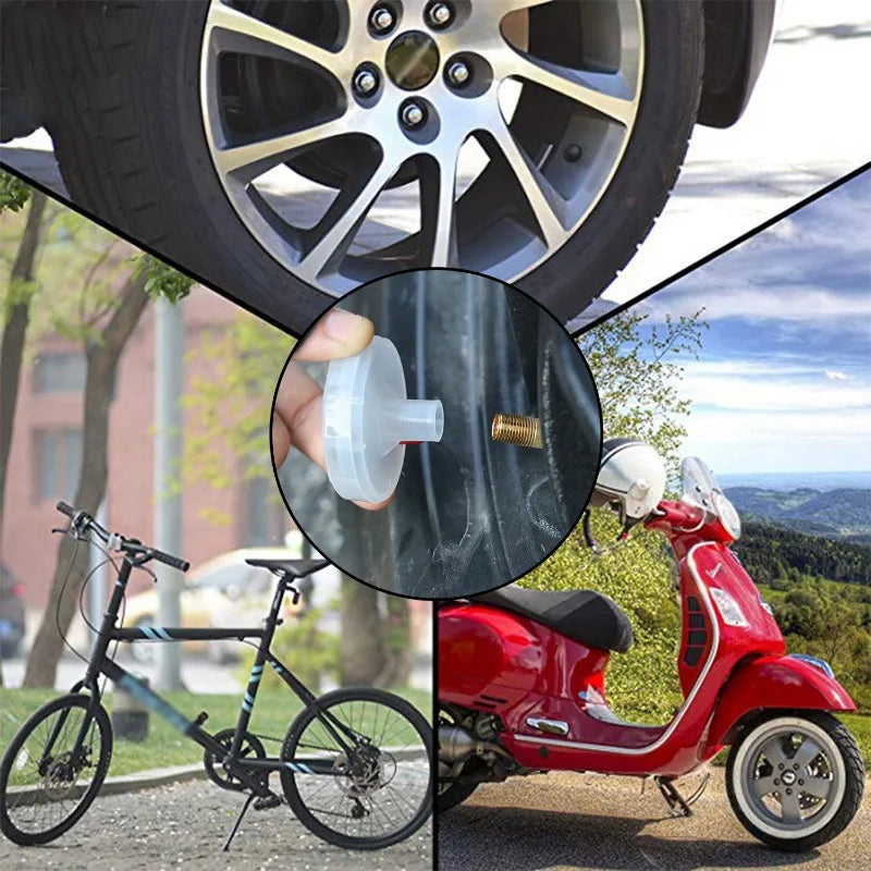 Solar LED Tire Valve Light – 15 Flash Modes & Motion Sensor
