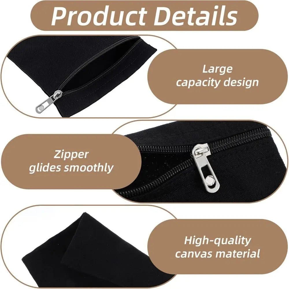 Zipper Sew-In Hidden Security Pocket | Polyester Lining Pocket