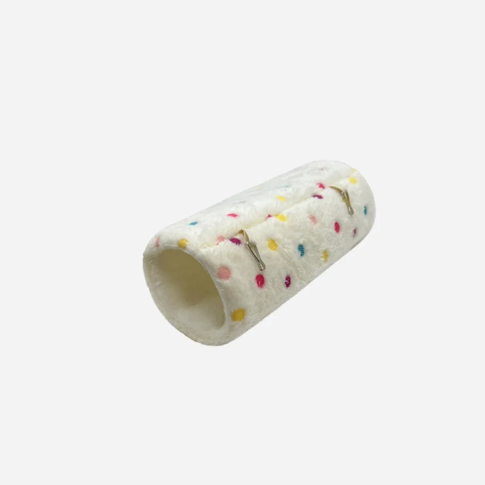 Fleece Guinea Pig Tunnel – Hangable Small Pet Hideout Tube