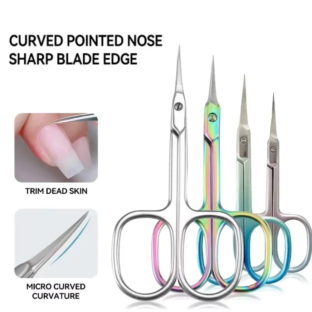 Stainless Steel Cuticle Clipper – Curved Nail Trimmer