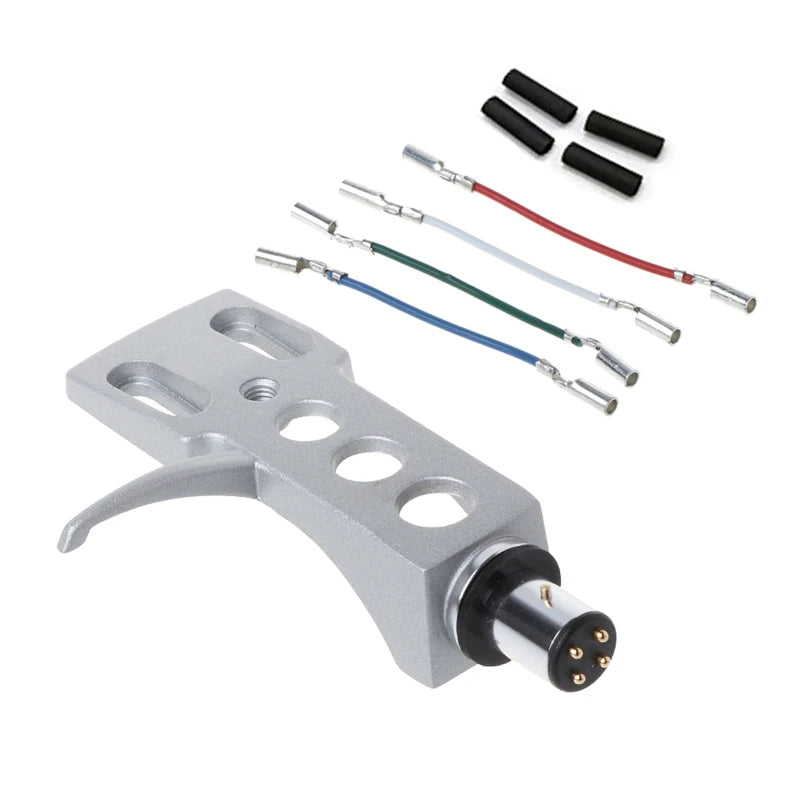 Universal Phono Headshell & 4 Lead Wires – Turntable Tonearm