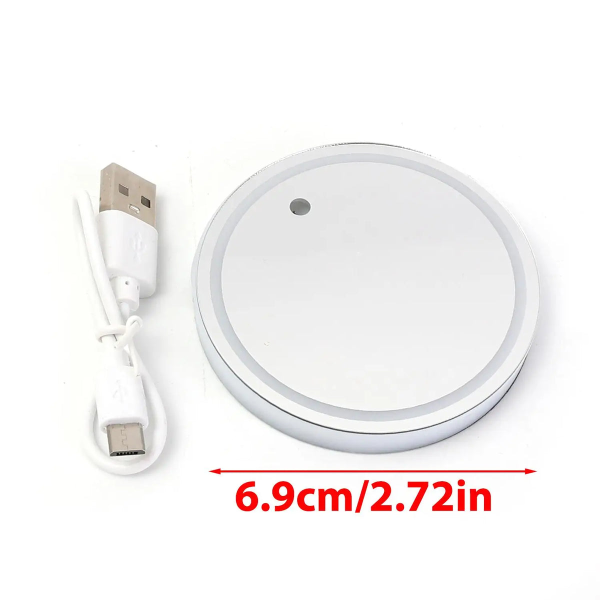 RGB LED Car Cup Holder Coaster – 7-Color Auto Sensor Light