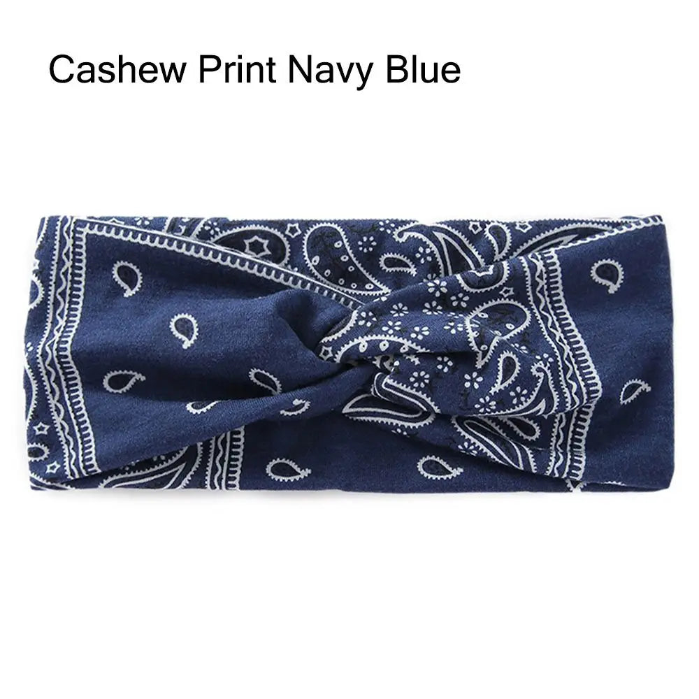 Women's Stretchy Twisted Headband – Non-Slip Yoga Sport Wrap