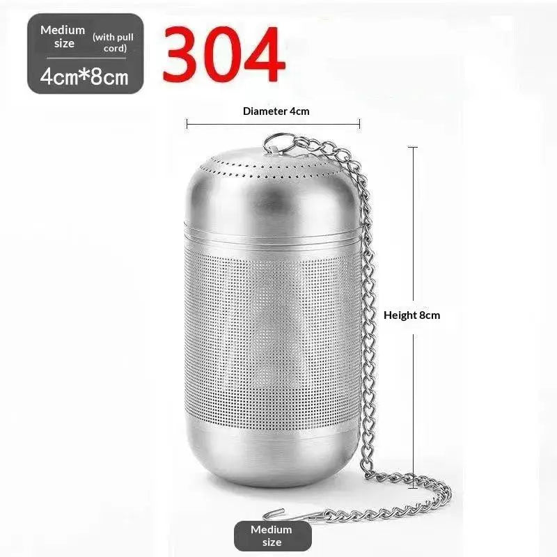 Stainless Steel Tea Infuser Ball – Fine Mesh Loose Leaf Strainer