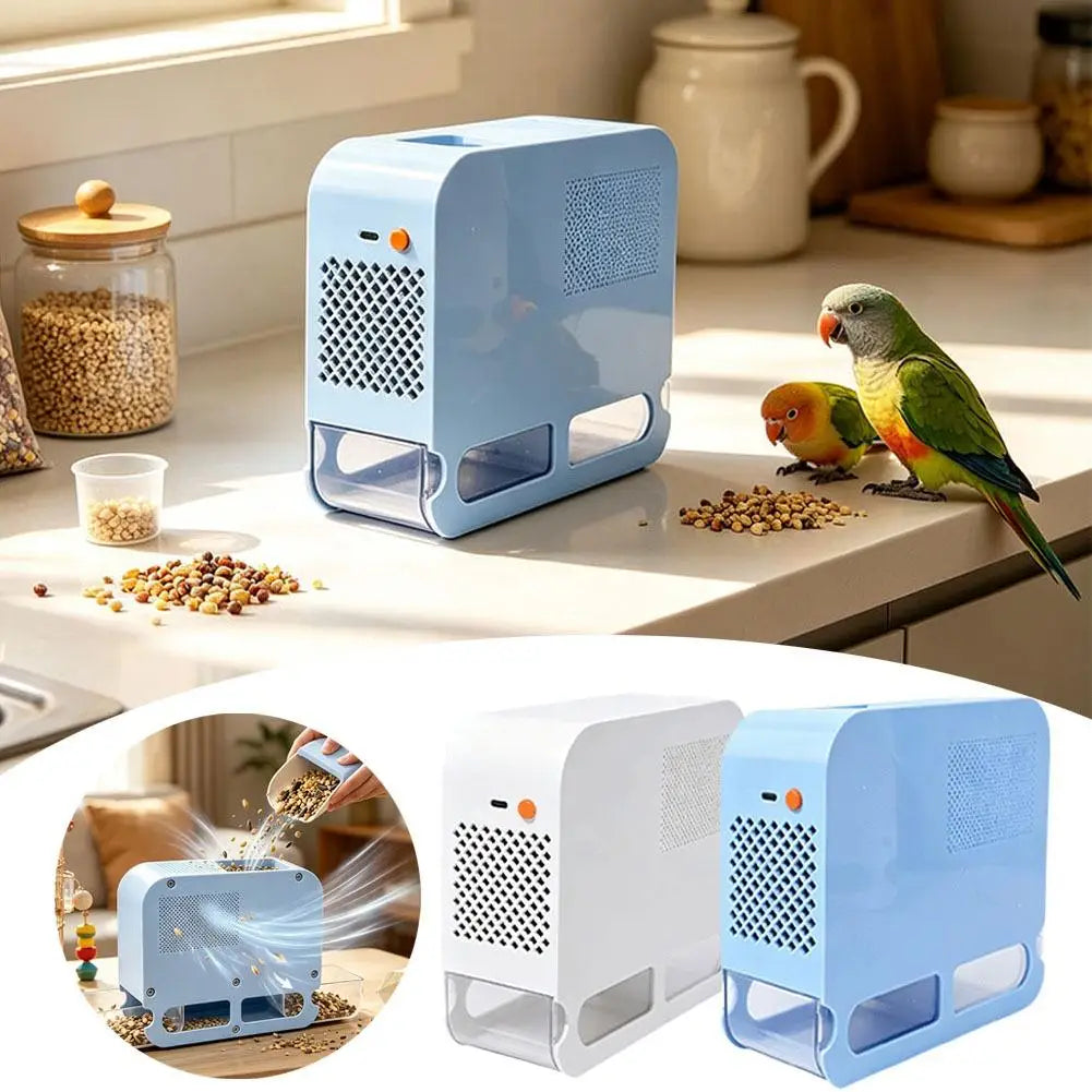 Electric Bird Seed Husk Separator – 5-Speed USB Grain Cleaner
