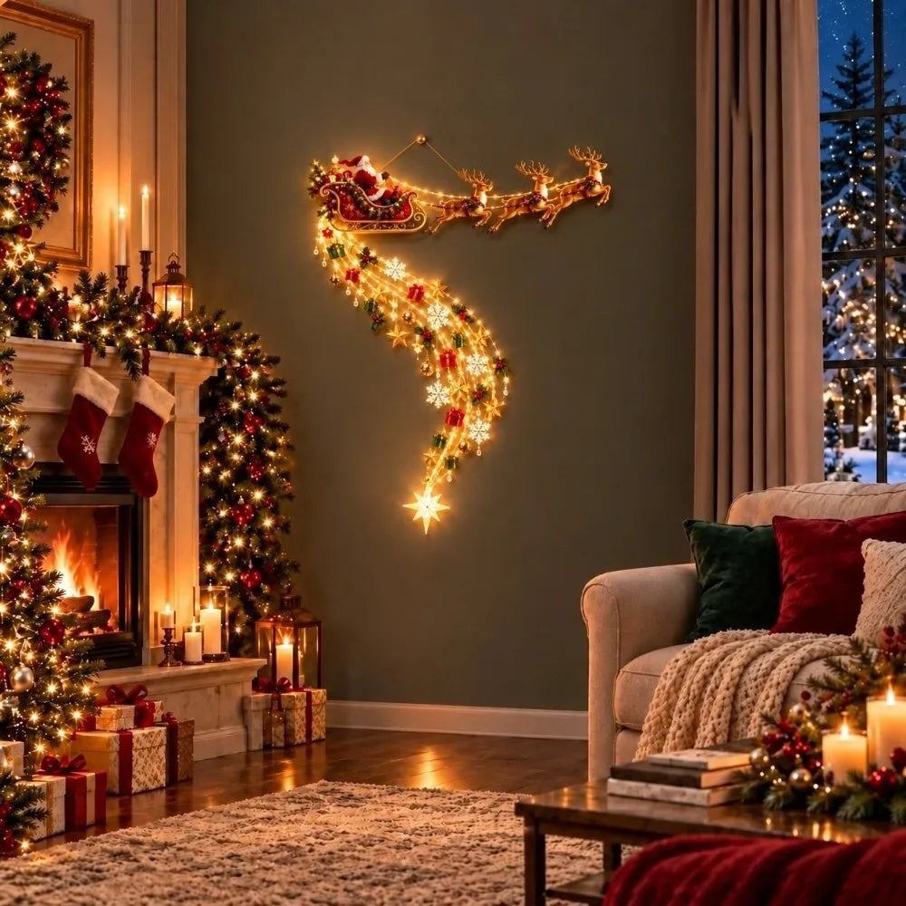 LED Nativity Scene Wall Light – Warm White Christmas Decor