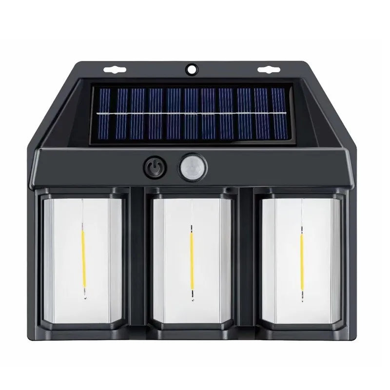 Vintage Solar Wall Light | Outdoor Motion Sensor Garden Lamp