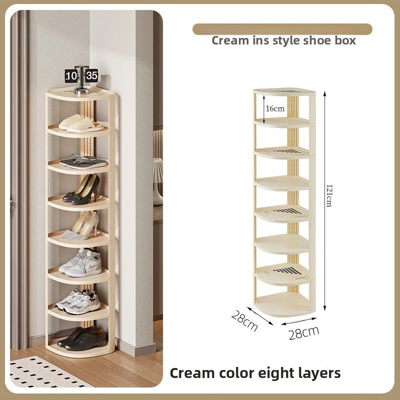 Multi-Tier Shoe Rack – Narrow Space-Saving Entryway Organizer