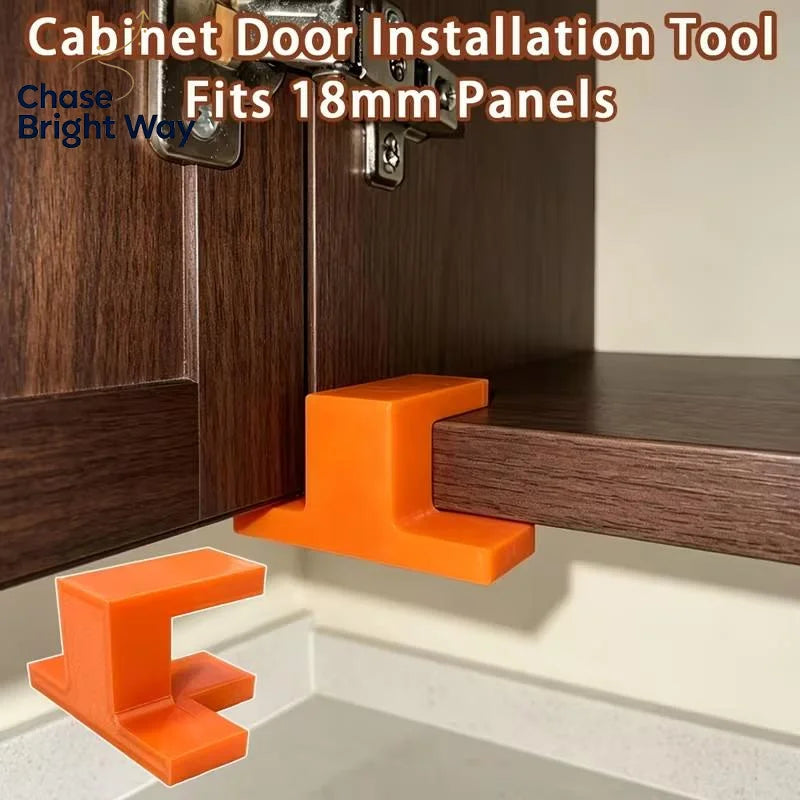 T-Type Cabinet Door Installation Jig & Corner Bracket Clamp