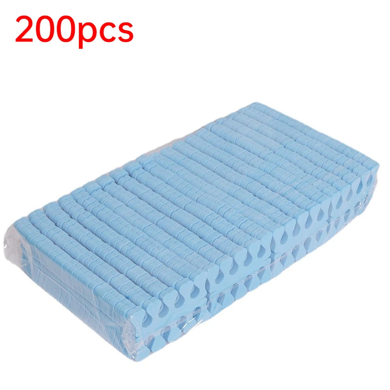 Sponge Toe Separators for Pedicure & Nail Art – 100/200 Pack