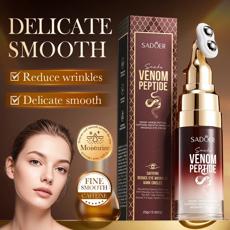 SADOER Snake Venom Peptide Caffeine Eye Cream Anti-Aging
