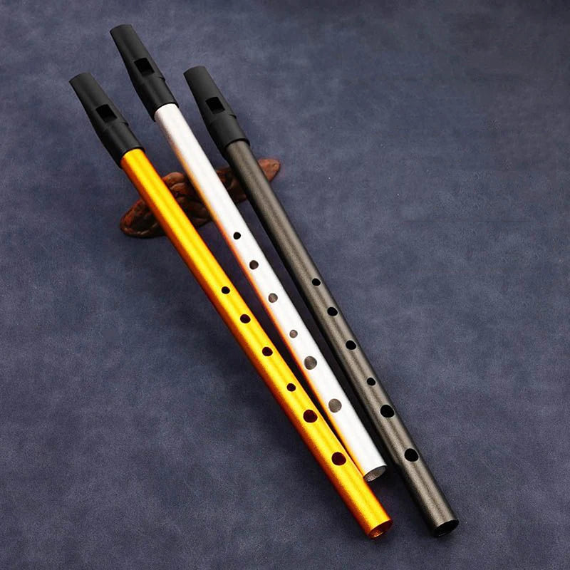 Irish Tin Penny Whistle C/D Key – 6-Hole Folk Flute