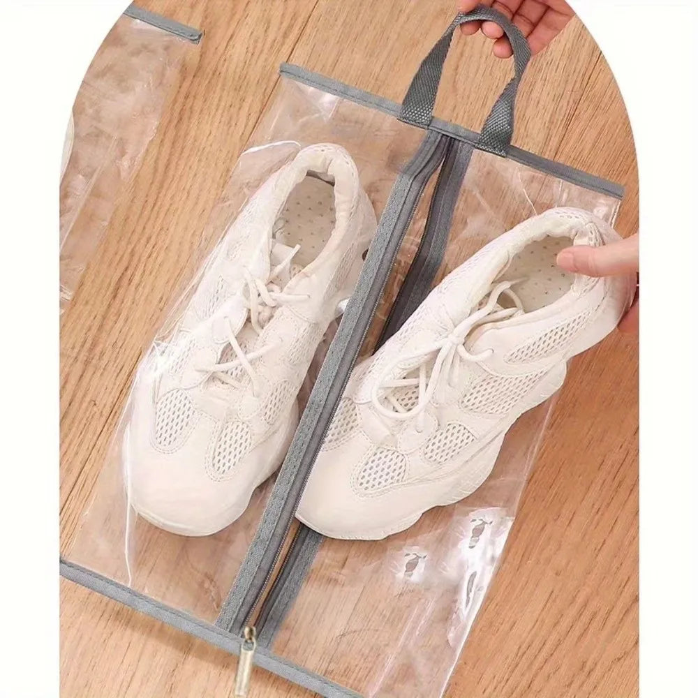 Transparent Waterproof Shoe Storage Bag – Travel & Wardrobe