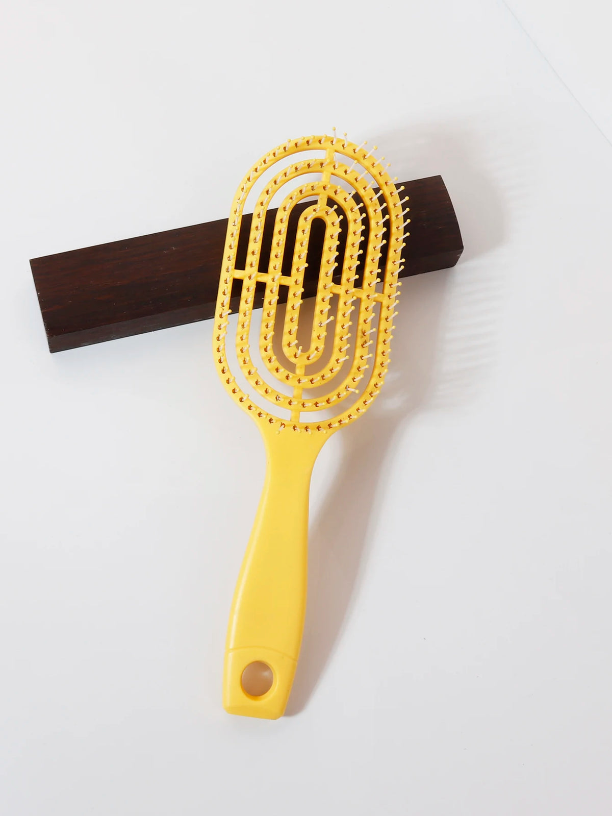 Oval Elastic Loop Scalp Massage Comb for Hair & Wigs