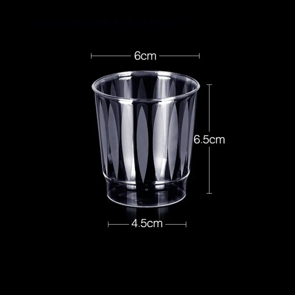 Clear Plastic Disposable Cups – Mini Mousse & Drink Cups 10/20pk