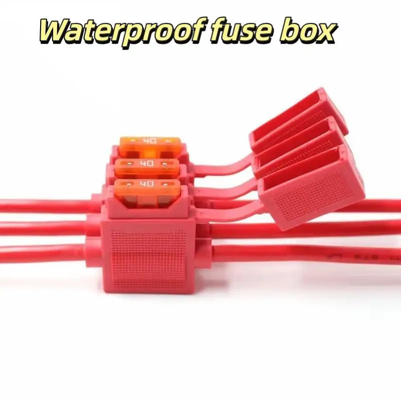 Waterproof 40A Inline Blade Fuse Holder – 1/5 Pack Car & Truck
