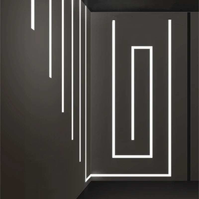 U-Shape LED Aluminum Profile Channel 50cm – Black/Milky Cover