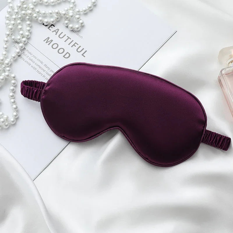 Silk Sleep Eye Mask – Light Blocking Travel & Nap Eyeshade