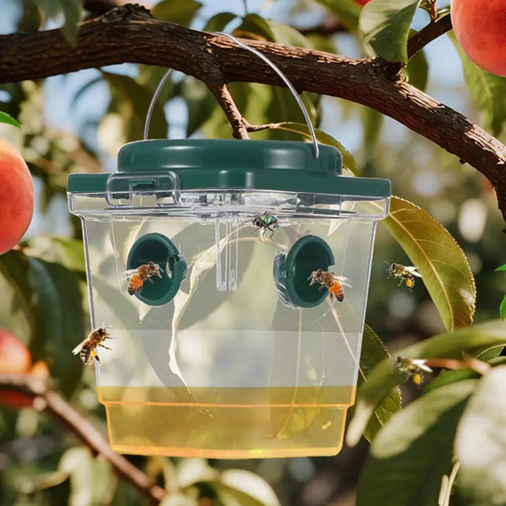 Solar Wasp & Hornet Trap – Reusable Hanging Insect Catcher