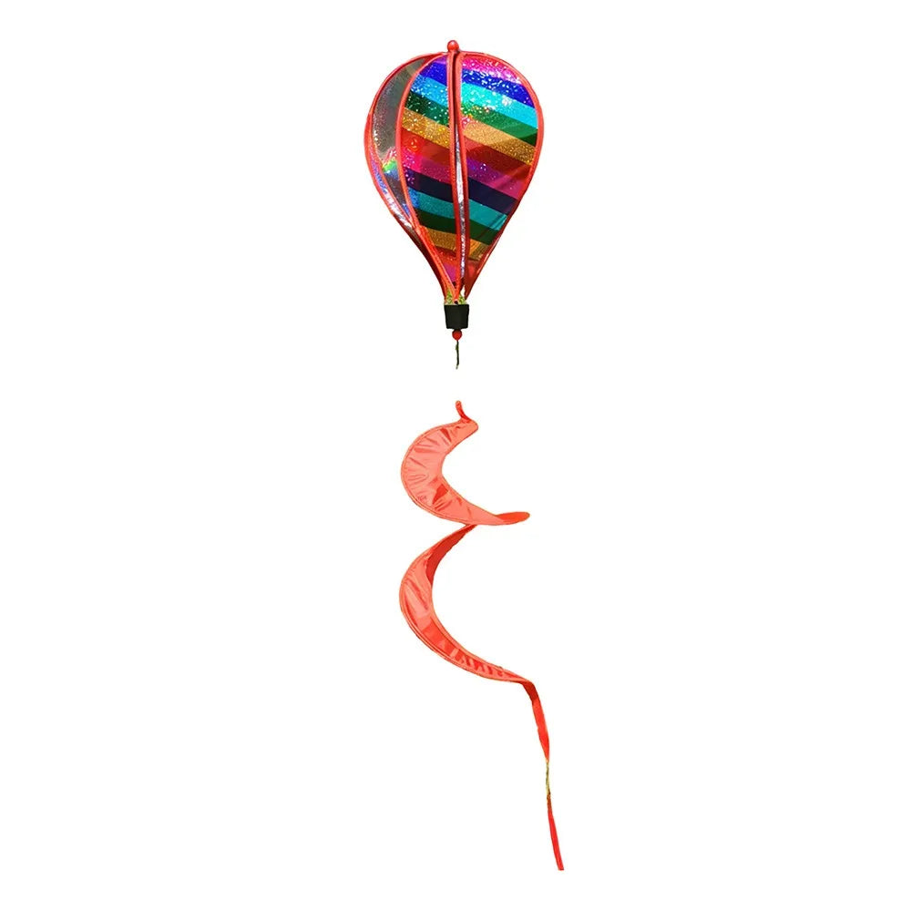 Giant Hot Air Balloon Wind Spinner | Rainbow Color-Changing