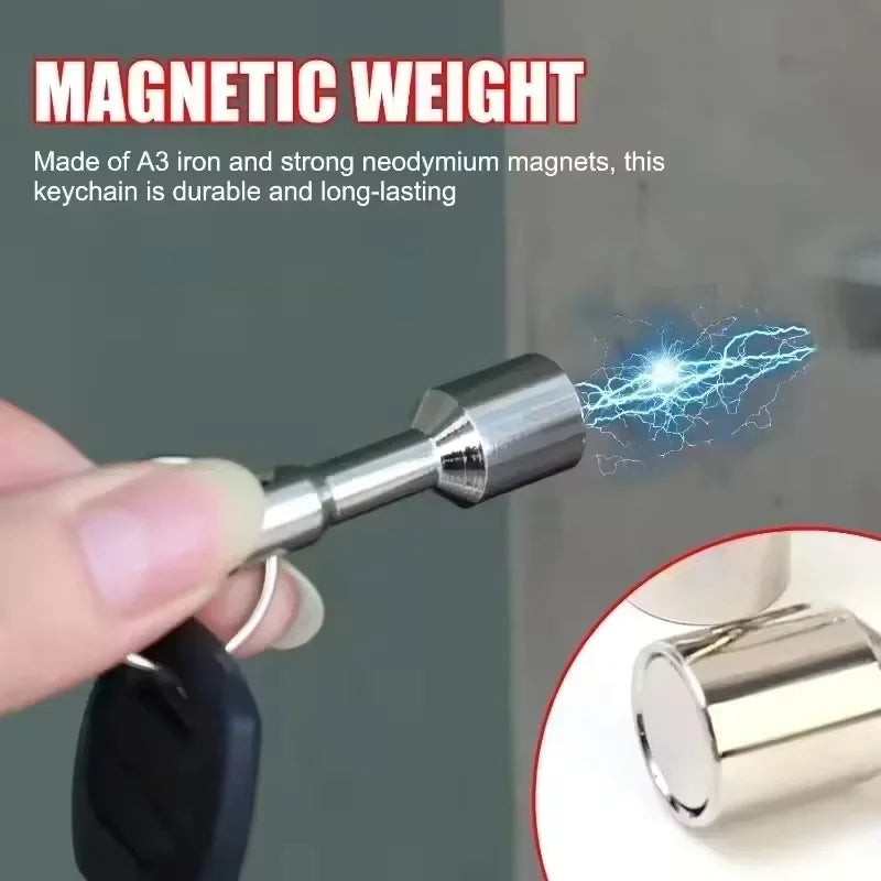 Super Strong NdFeB Pocket Magnet – Keychain Hook & Hanging Tool