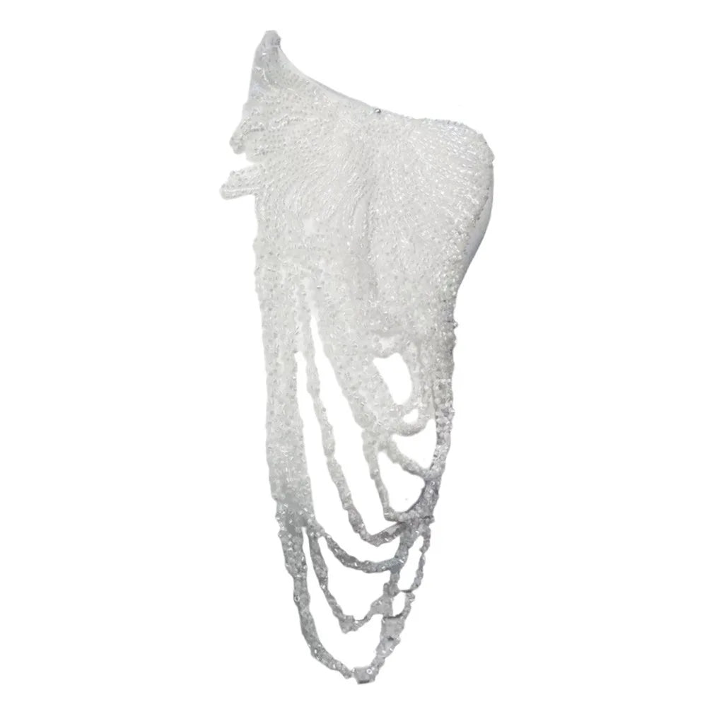 Crystal Bead Fringe Embroidery Patch – Tassel Sewing Appliqué