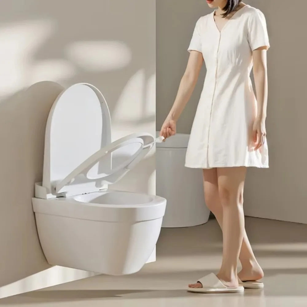 Silicone Toilet Seat Lifter – Touch-Free Self-Adhesive Handle