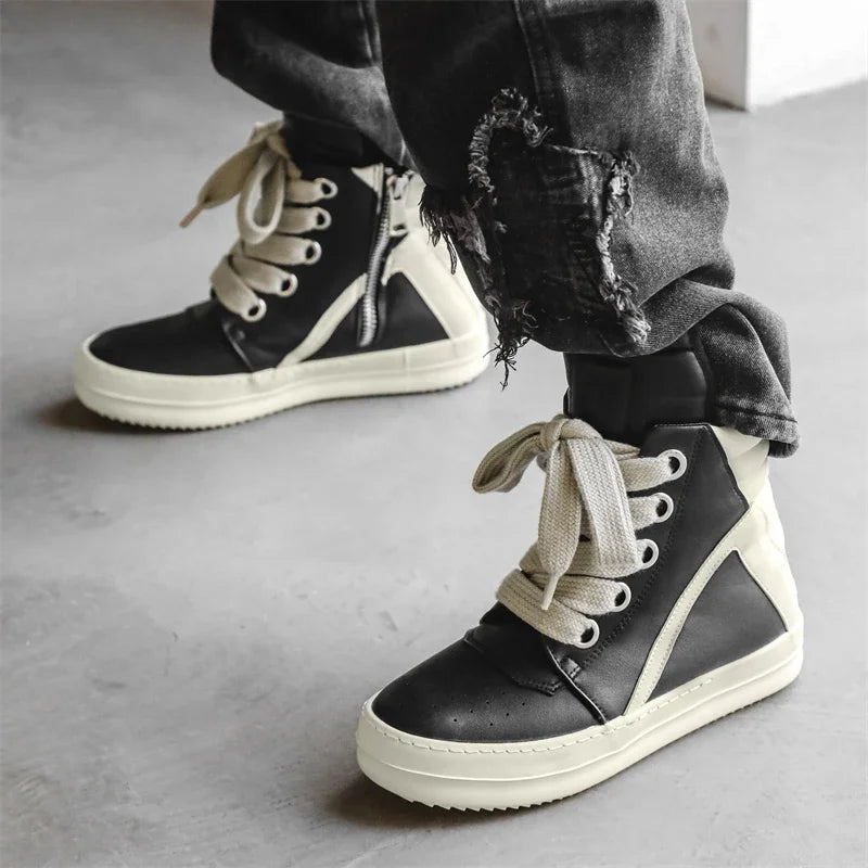 LEDP Men's Height Increasing Ankle Boots | Street Style Sneakers
