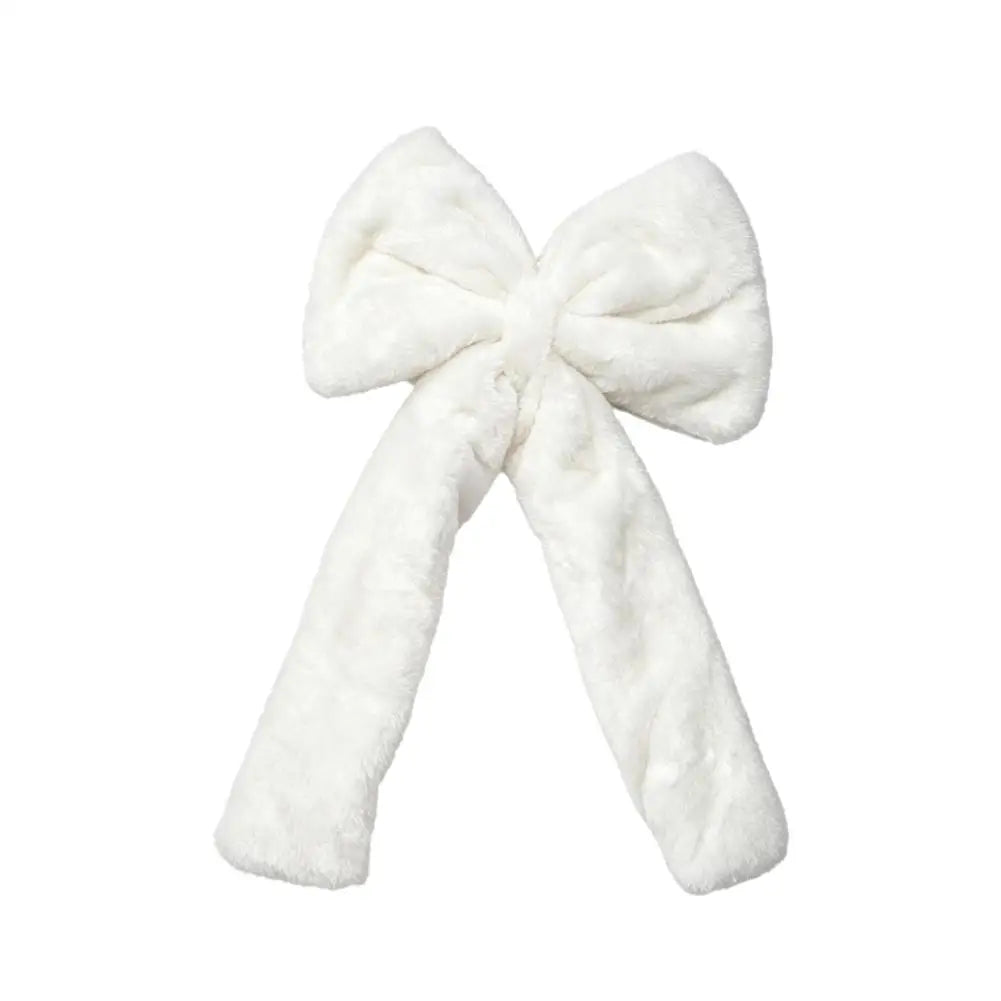 Velvet Bow Christmas Ornament – Tree Topper & Hanging Decor