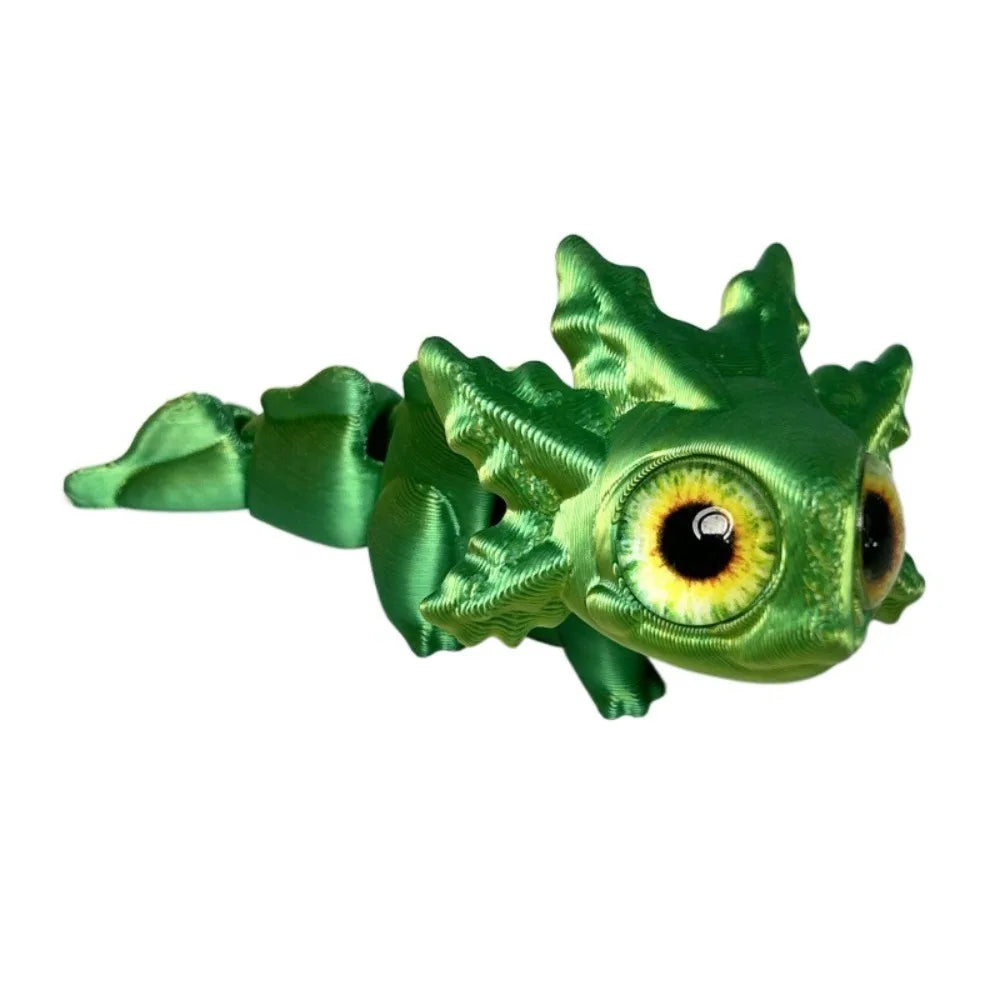 Articulated Salamander Figure – Colorful Miniature Toy Decor