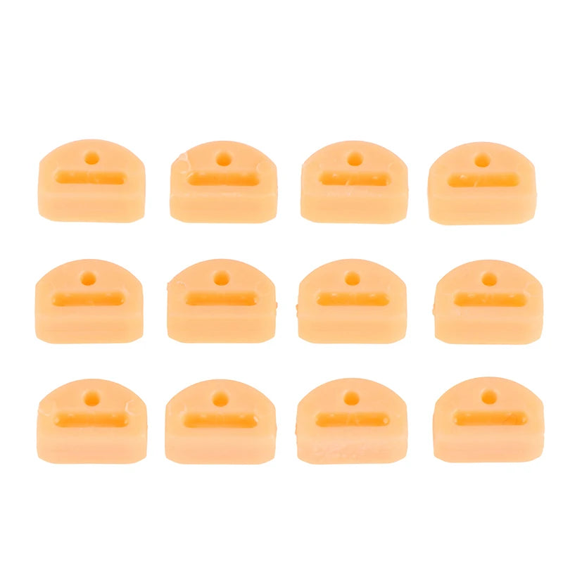 12-Pack Guitar String Retainer Guides for Guitar & Ukulele