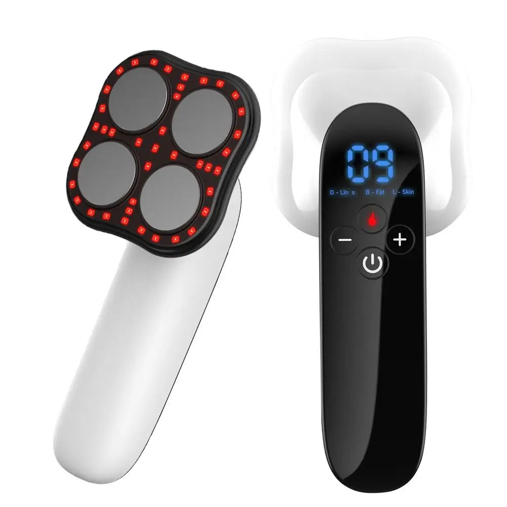 RF Microcurrent Body Massager – 4 Heads, 10 Levels, LED