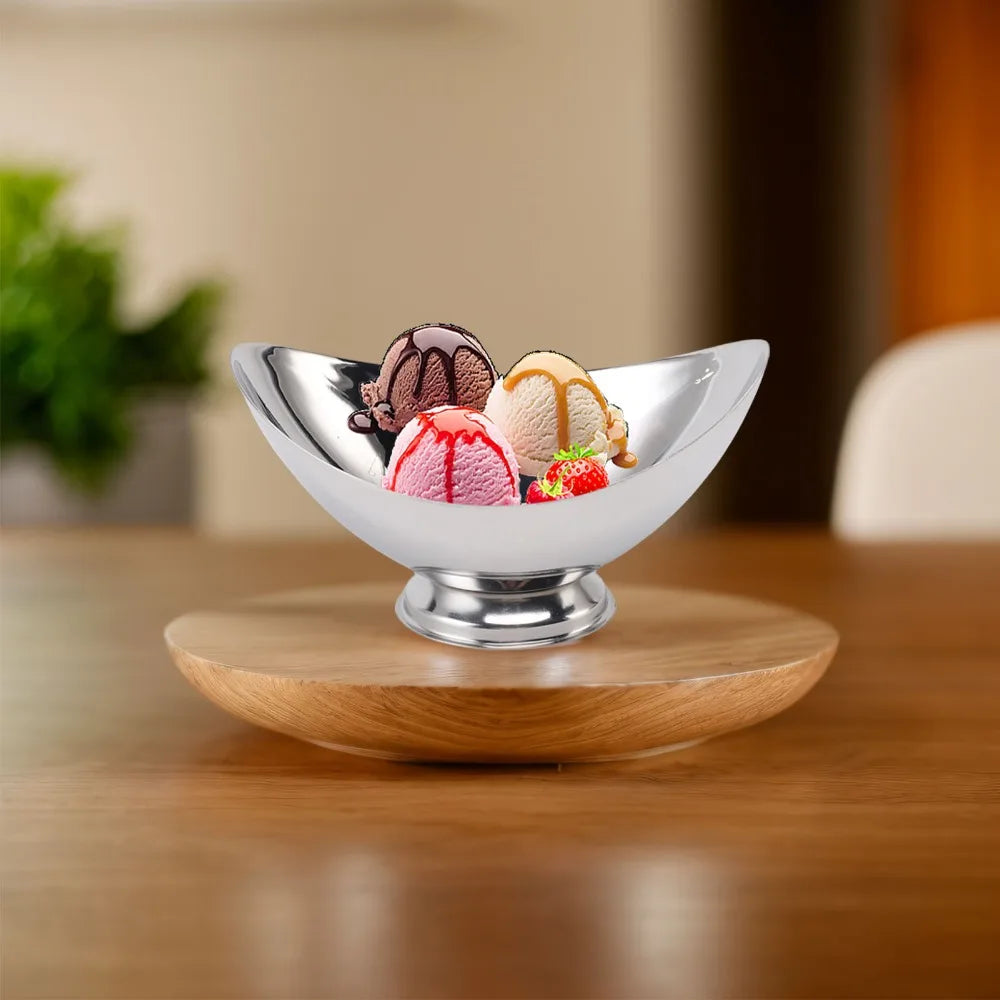 Stainless Steel Ice Cream Bowl – Mirror Polished Dessert Bowl